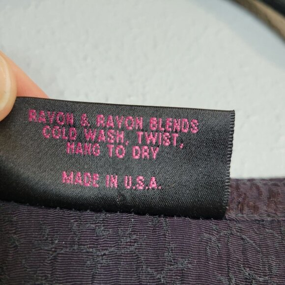 Y2K Whimsygoth Witchy  Fairy Grunge Goth Women's Black 3/4 Sleeve Tie Cardigan - Picture 5 of 7